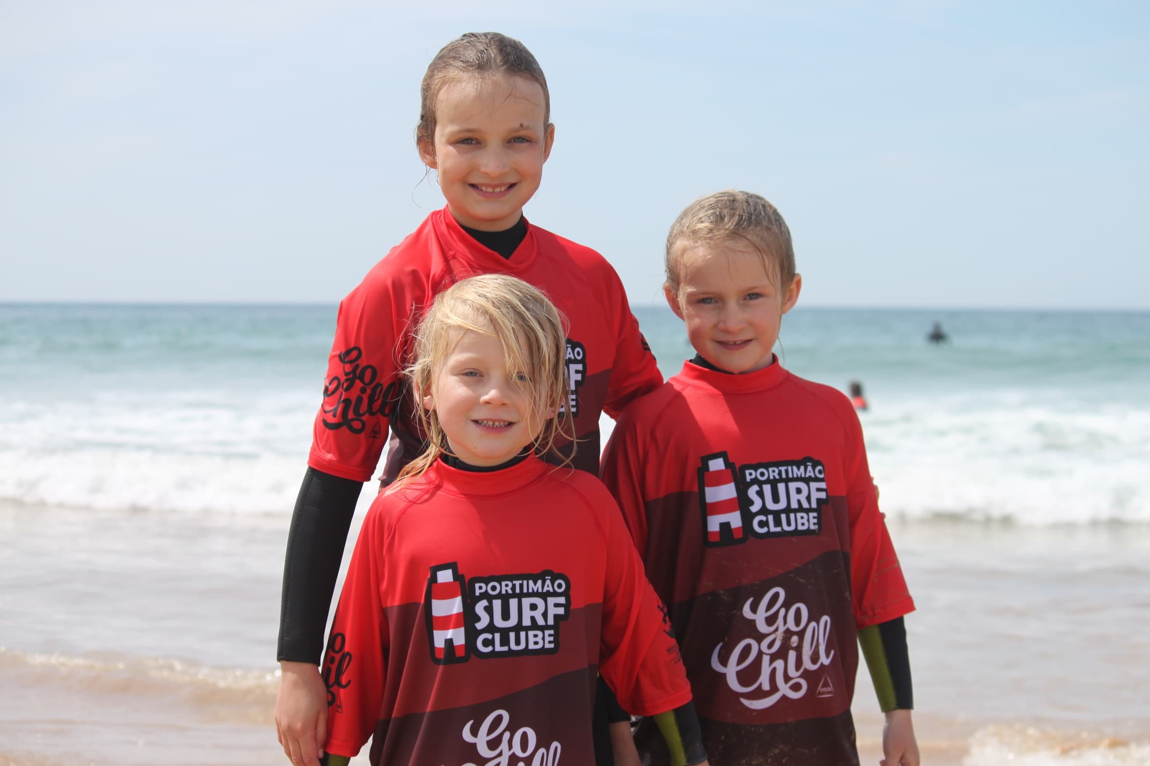 Surfing at Praia da Rocha with Portimão Surf Clube
