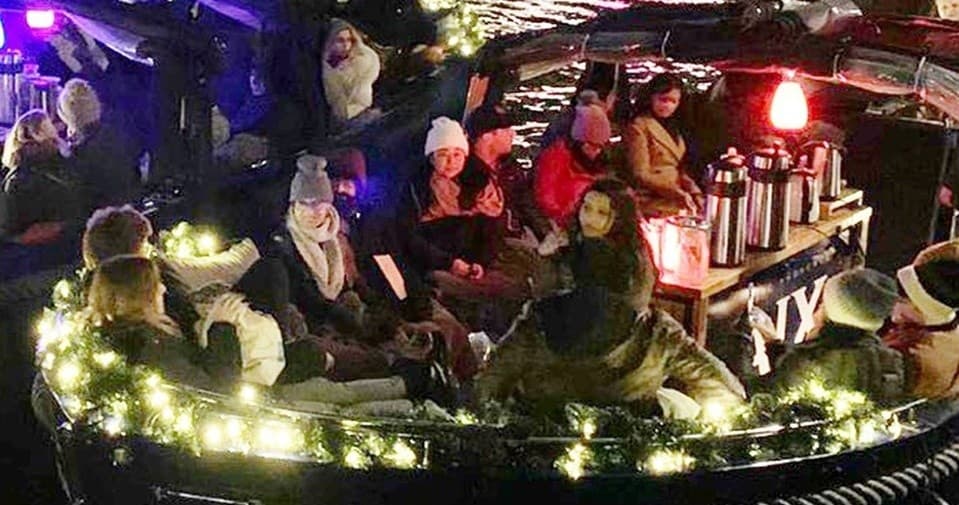 Magical Light Canal Cruise with Floating Amsterdam