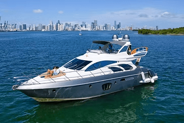 Cruise Biscayne Bay: 60ft Azimut Ross Day Charter from Bay Harbor Islands