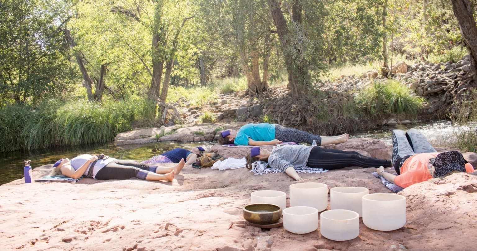 Private Sedona Sound Bath: Guided Breathwork & Singing Bowls in the Red Rocks photo 3