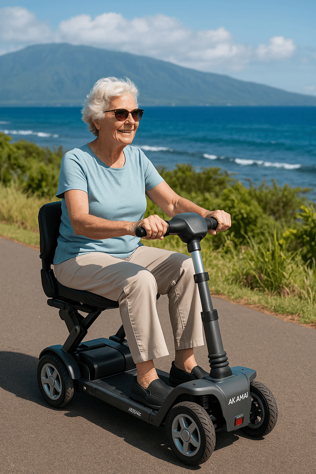 Experience Freedom with Akamai Mobility’s Foldable Scooters in Lahaina, Hawaii