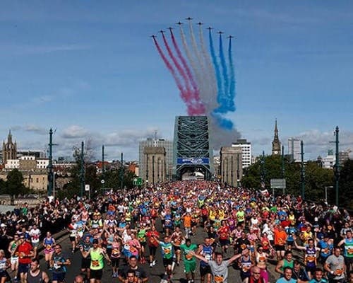 Rooftop Views: Watch the Great North Run from Castle Keep, Newcastle