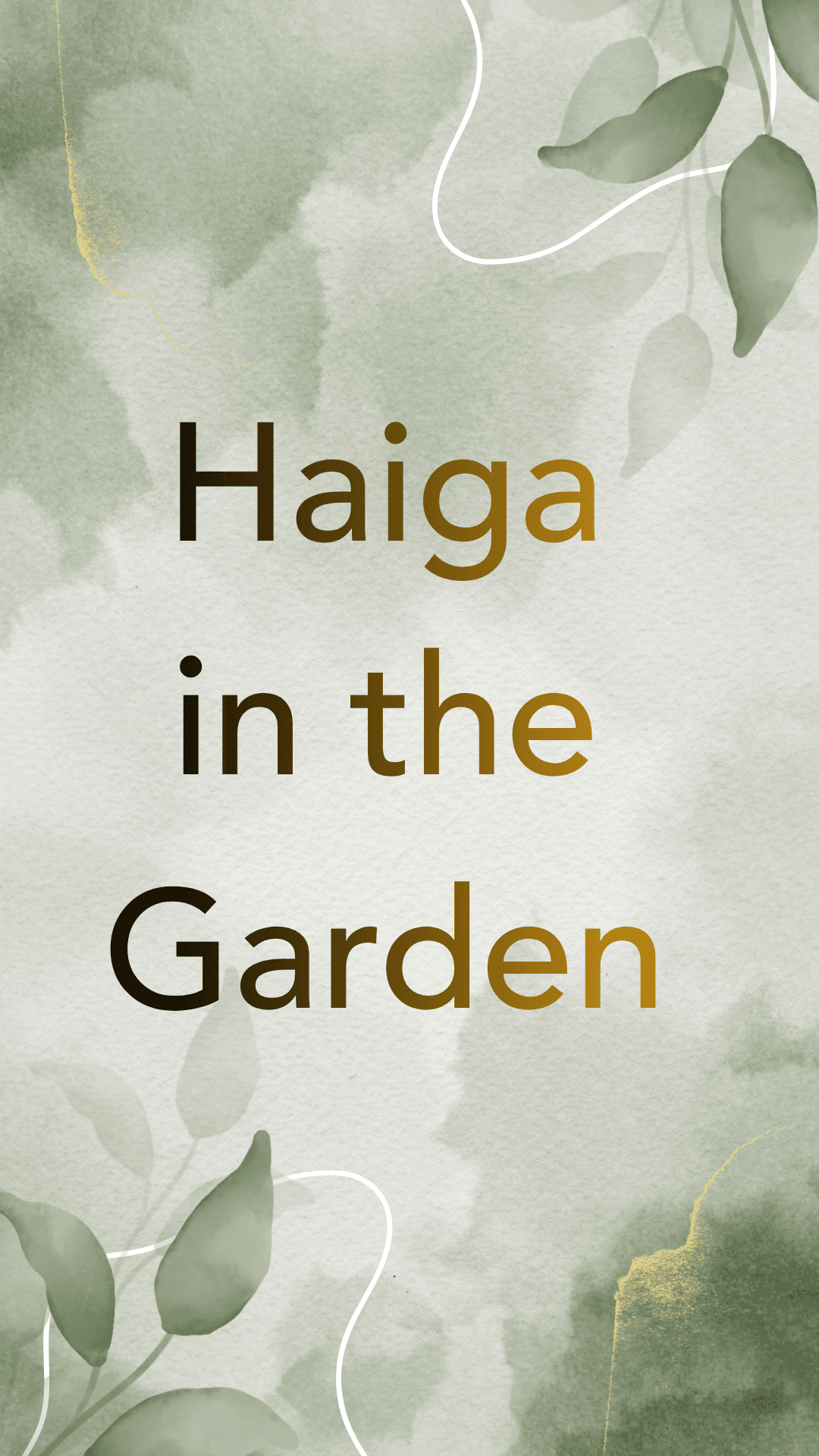 Haiga in the Garden: Two-Hour Haiku & Visual Workshop in Miami