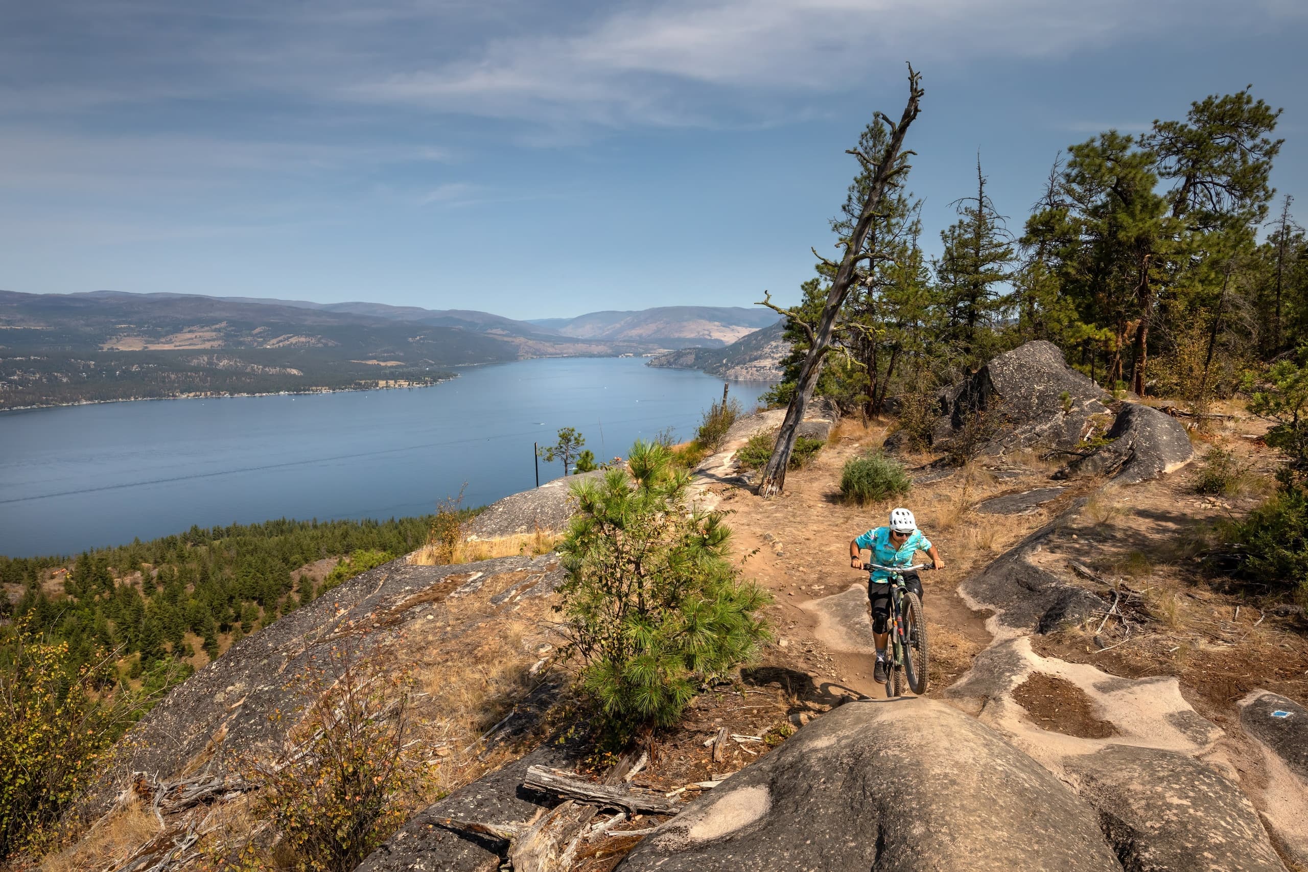 Predator Ridge Ridge-Line: Guided Technical Mountain Biking Above Okanagan Lake