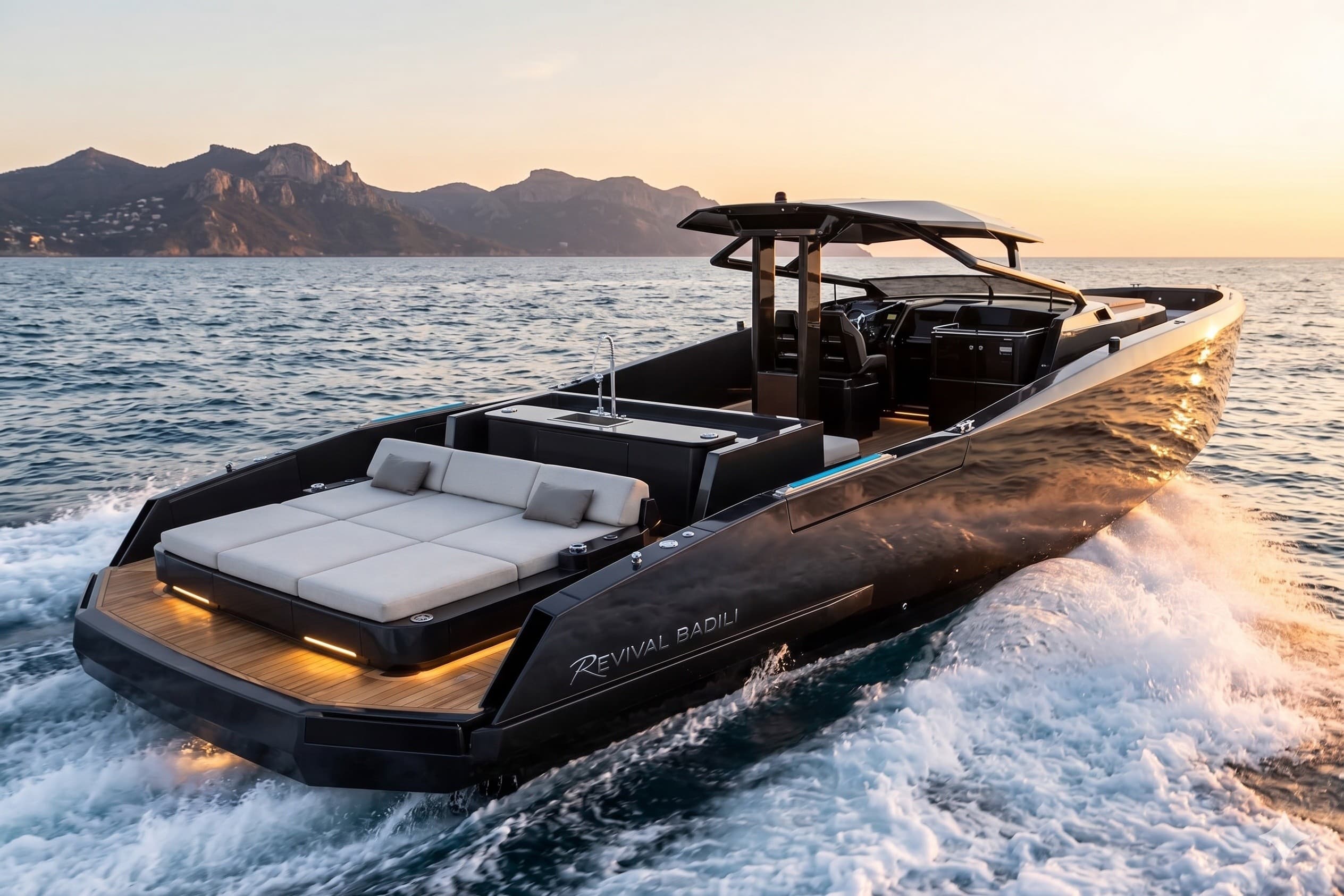 Private Yacht Charter in Barcelona: Badilli P38 Luxury Coastal Cruise photo 1