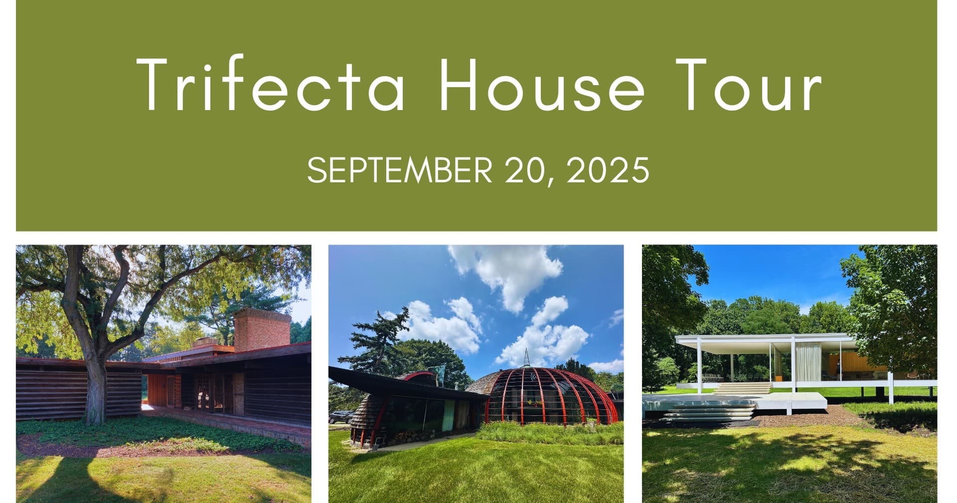 Architectural Tour of Farnsworth House & More in Illinois