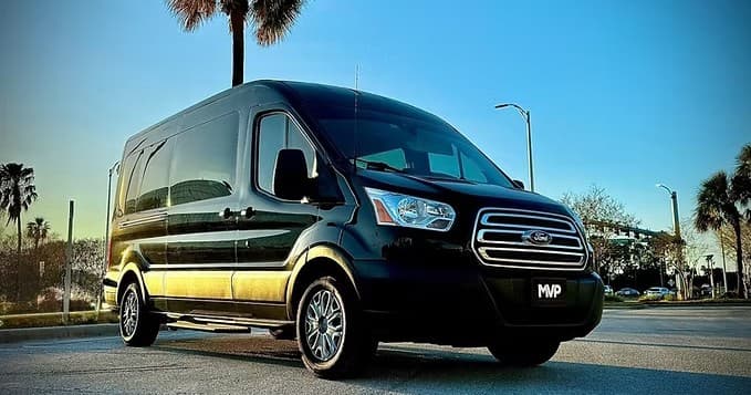Group Transport with Top Car Share’s 2019 Ford Transit in Tampa