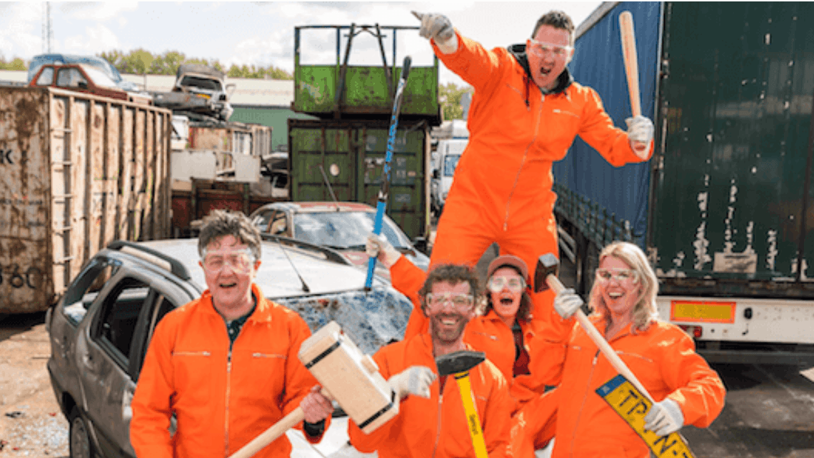 Experience Ultimate Stress Relief with Car Smash Amsterdam in the Heart of Amsterdam