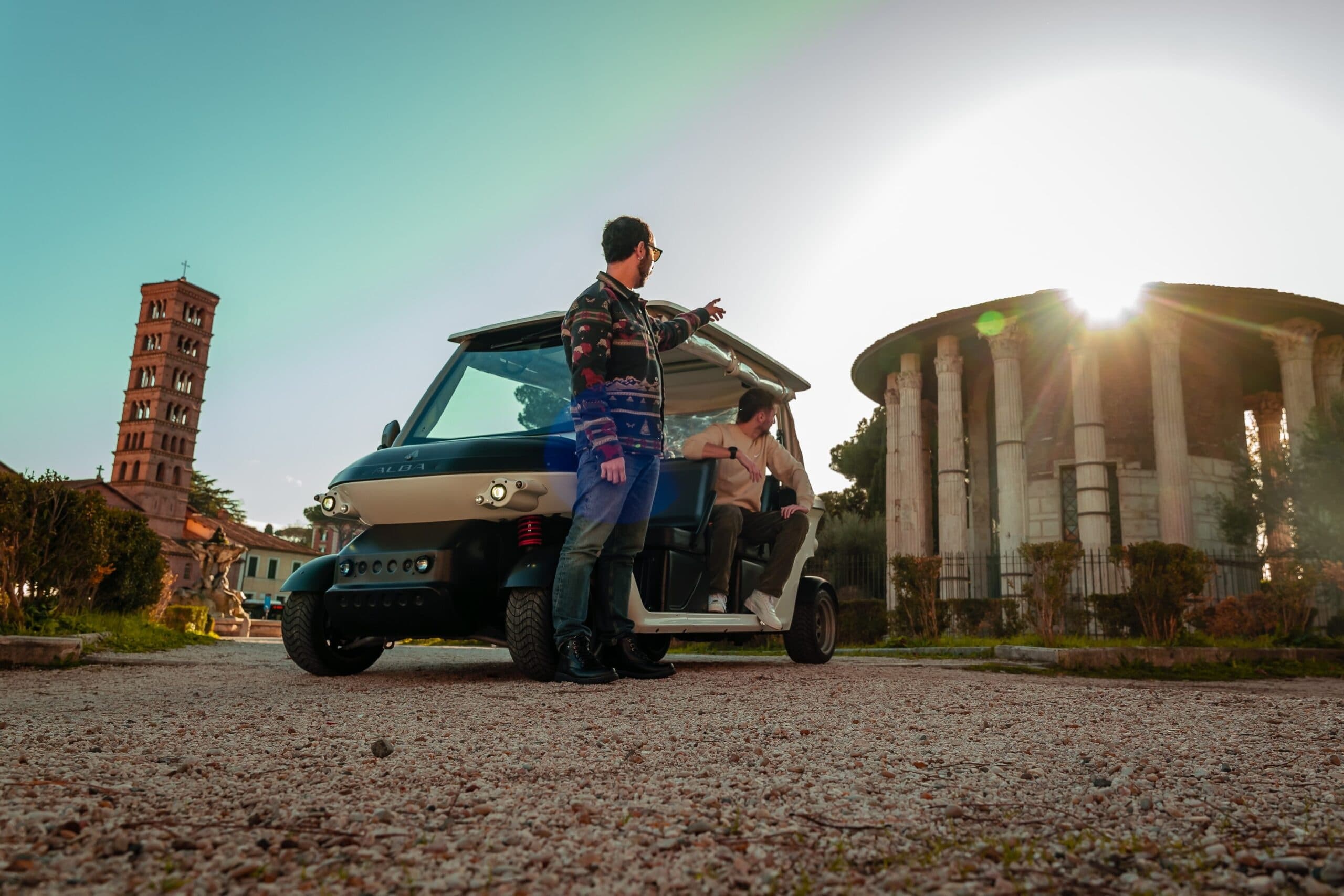 Secret Rome Golf Cart Tour: Off-the-Beaten-Path Churches, Gates & Aventine Views