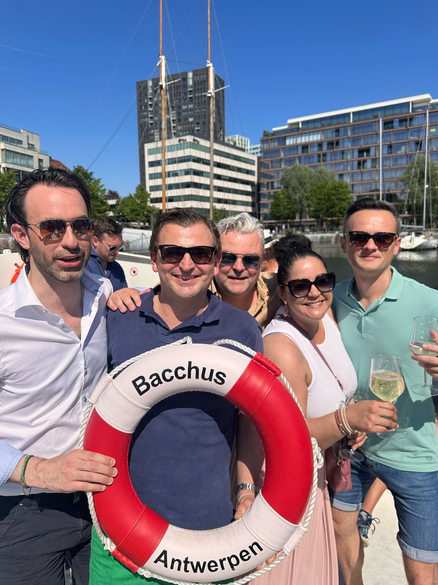 Private Electric Boat Cruise in Antwerp's Old Harbour for Bachelor & Bachelorette Parties