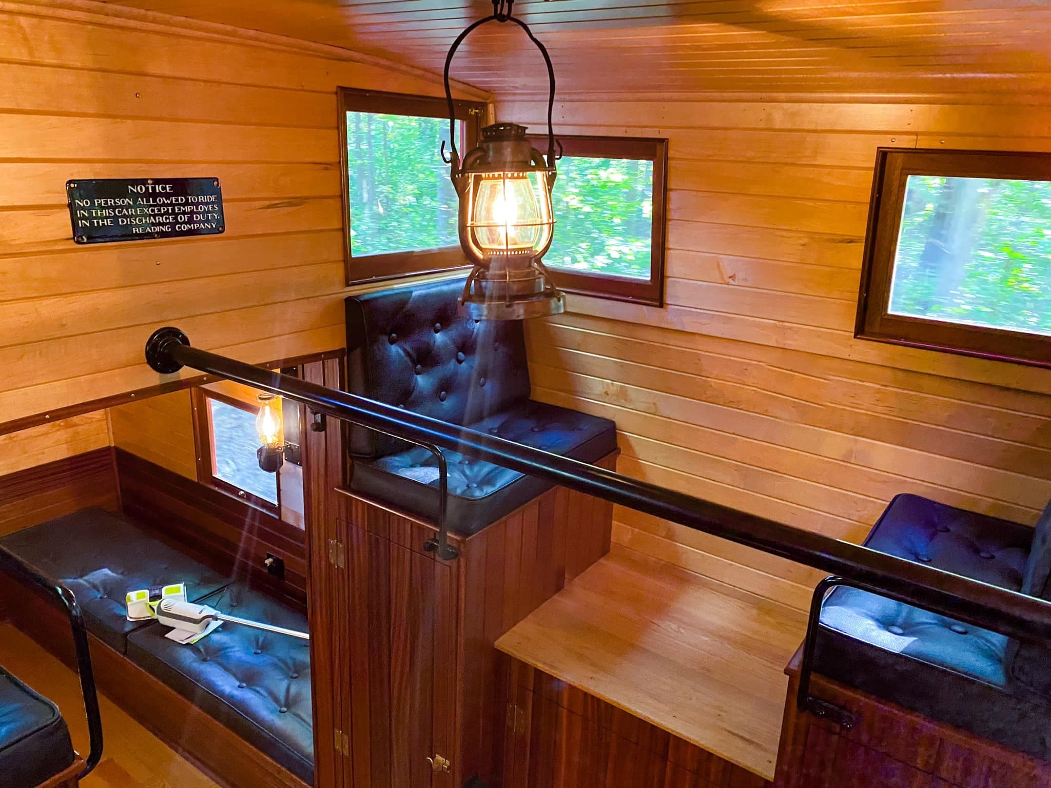 Golden-Hour Caboose Ride on The Sunset Limited | Woodstown Central Railroad photo 3