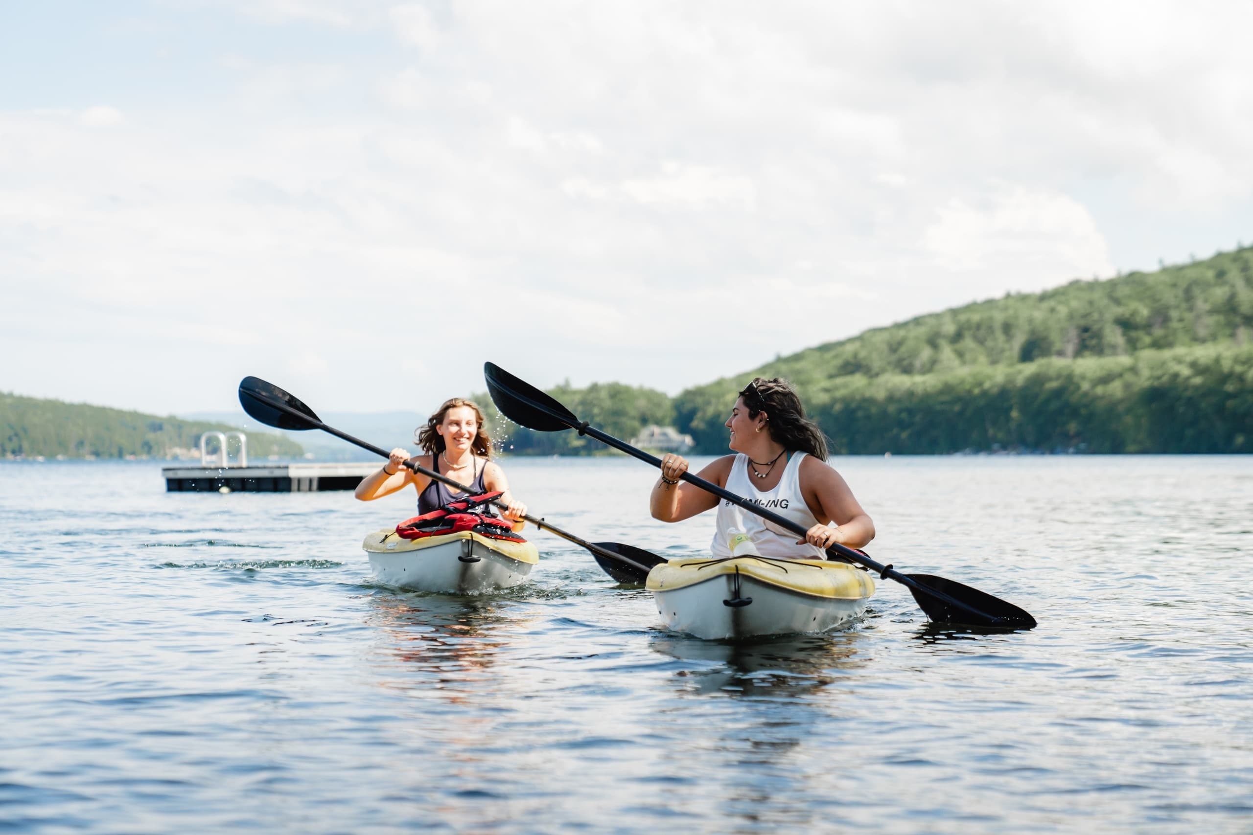 Double Kayak Adventures at EKAL Activity Center on Lake Winnipesaukee
