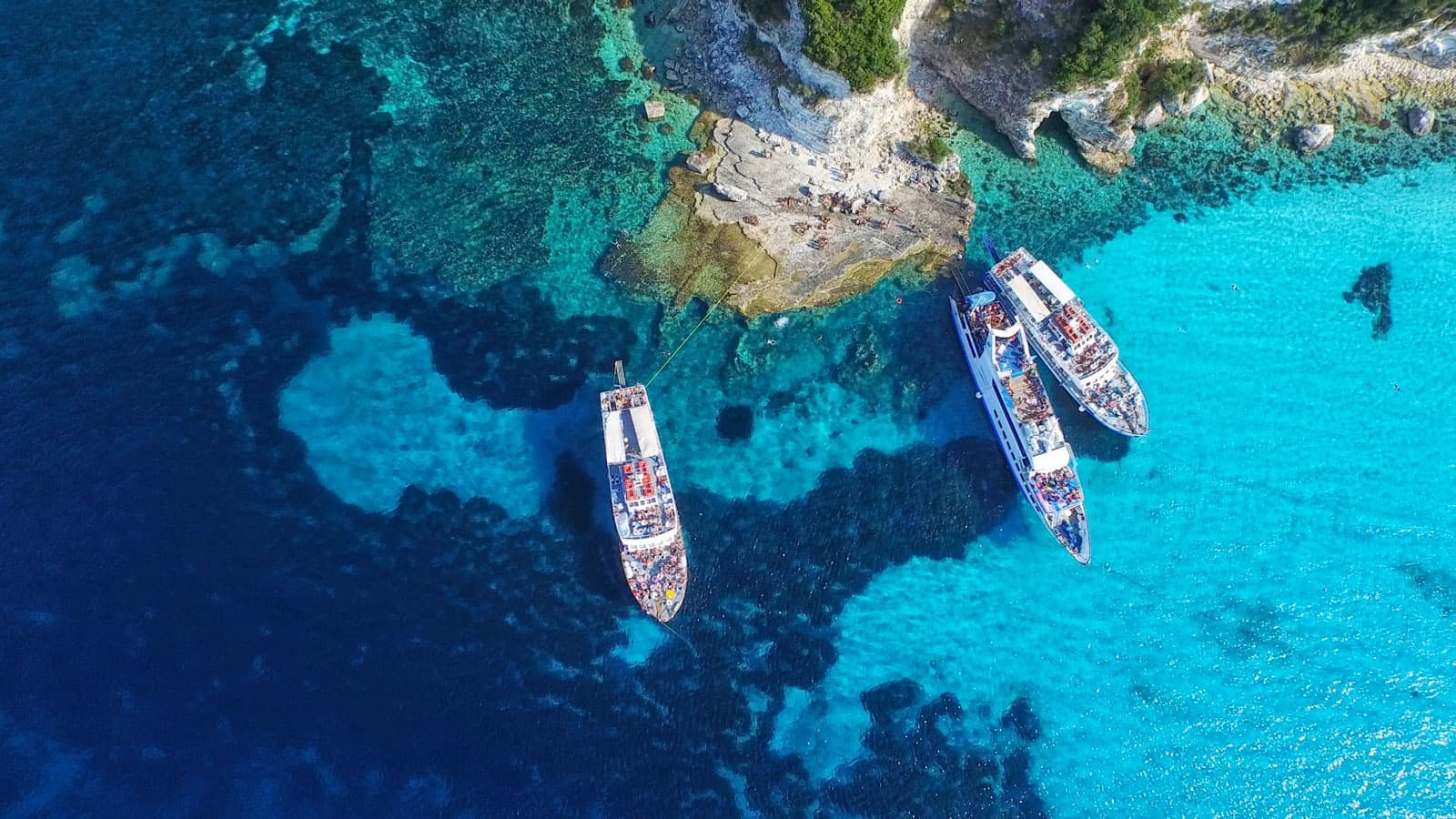 Ionian Sea Blue Caves Cruise from Benitses, Greece