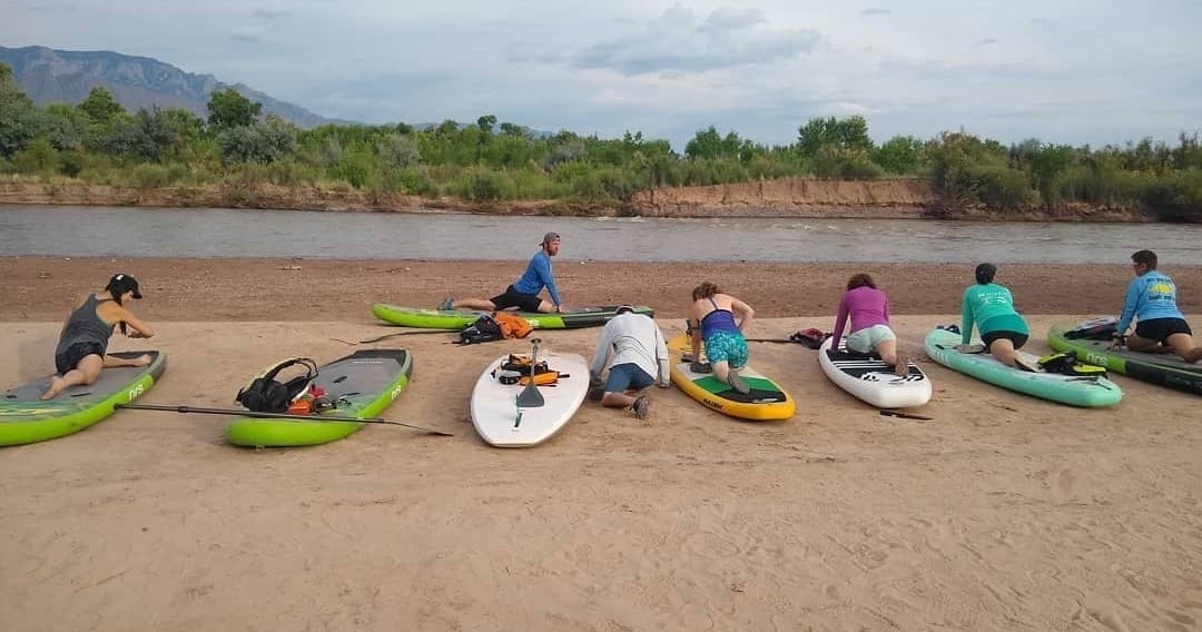 Riverside Yoga and Restorative Paddle in Albuquerque, NM