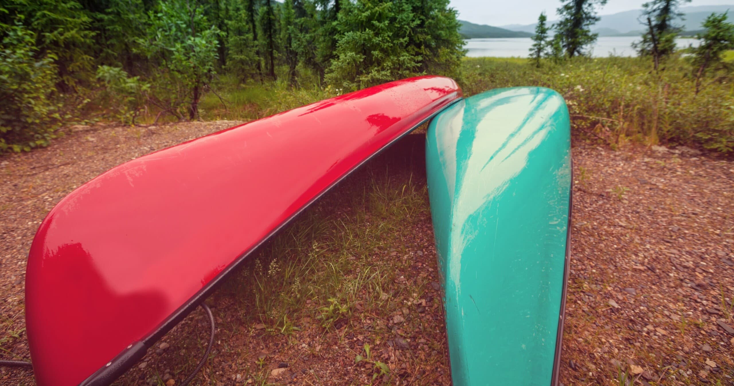 Canoe in Arcadia, Michigan