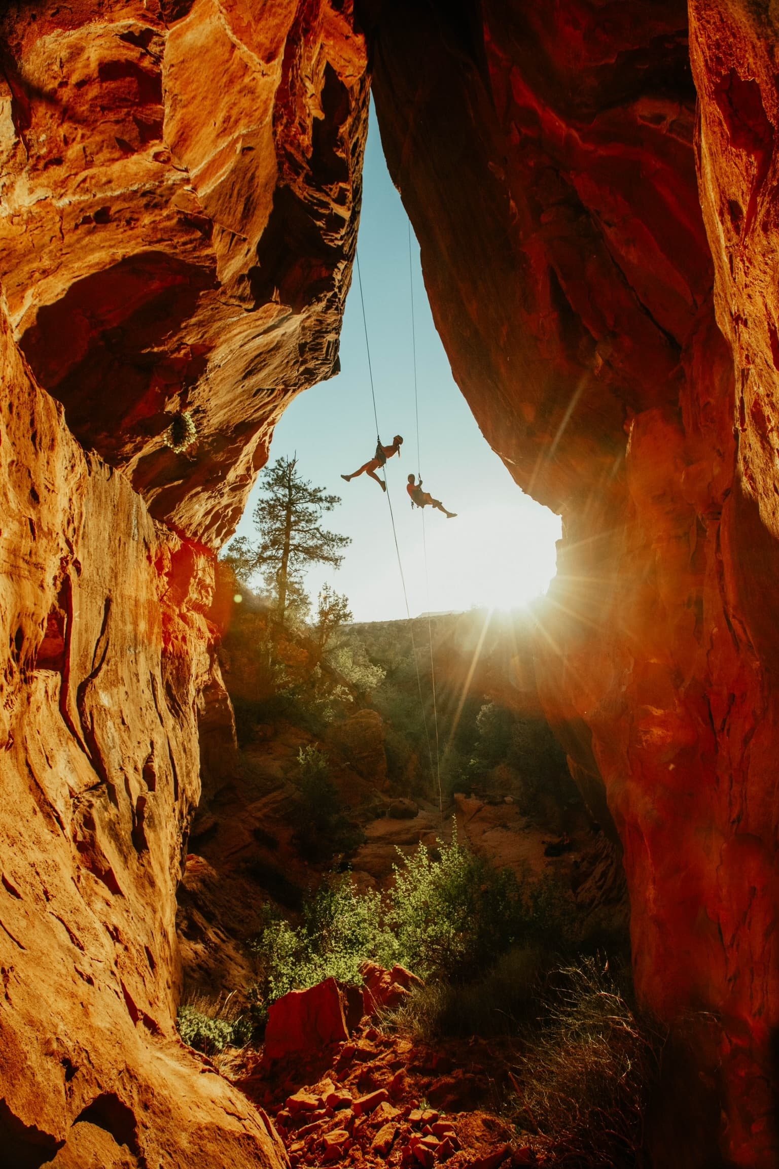 The Window to the Dunes Ride & Rappel in Kanab, Utah