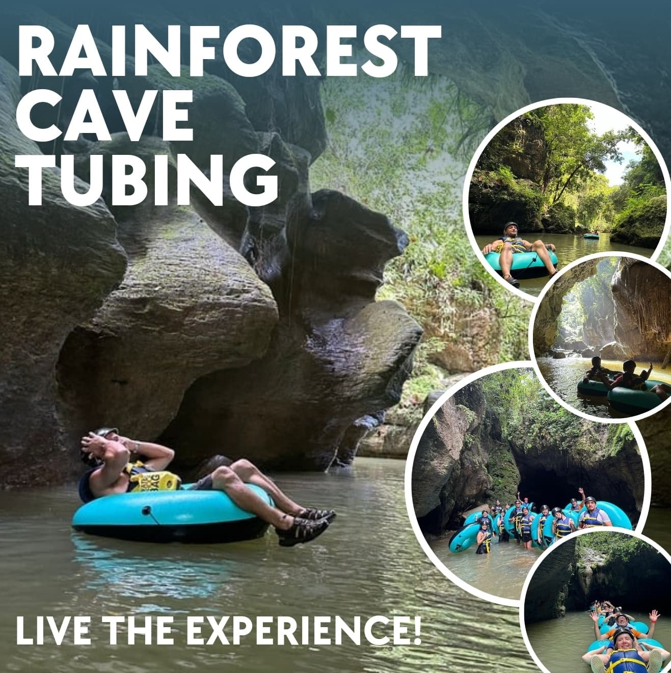 Rainforest Cave Tubing with Caribe Adventures in Dorado