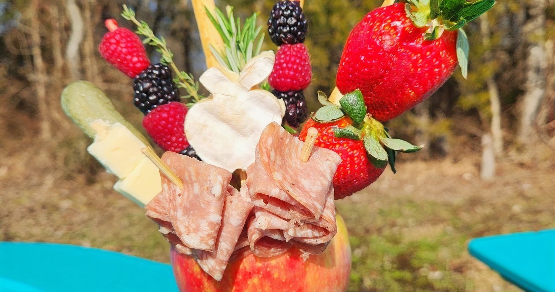 Build Your Own Walkable Charcuterie Cone at Morning Glory Orchard in Tennessee