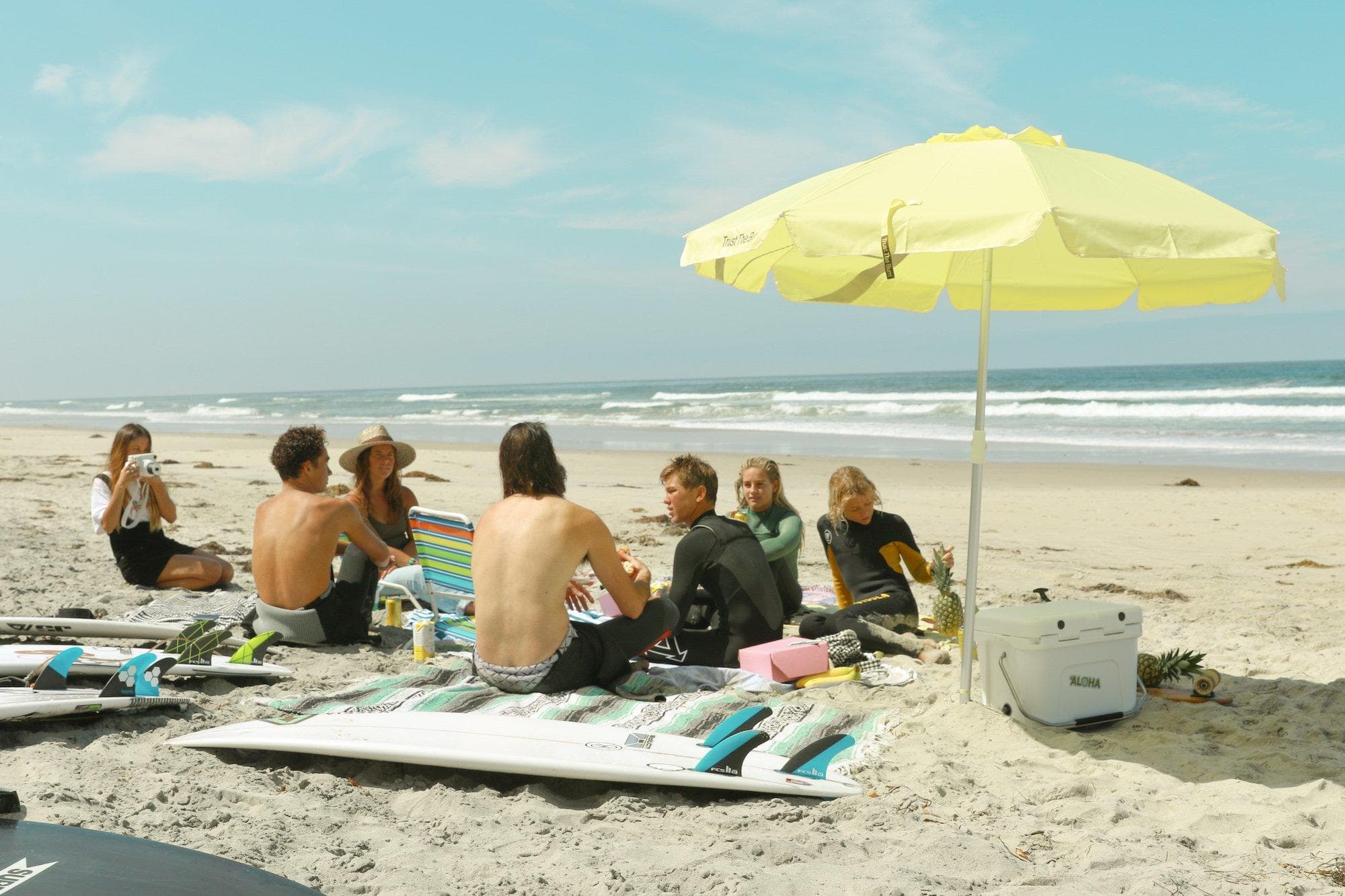 Beach Umbrella Rentals at North Guana Outpost, Ponte Vedra Beach