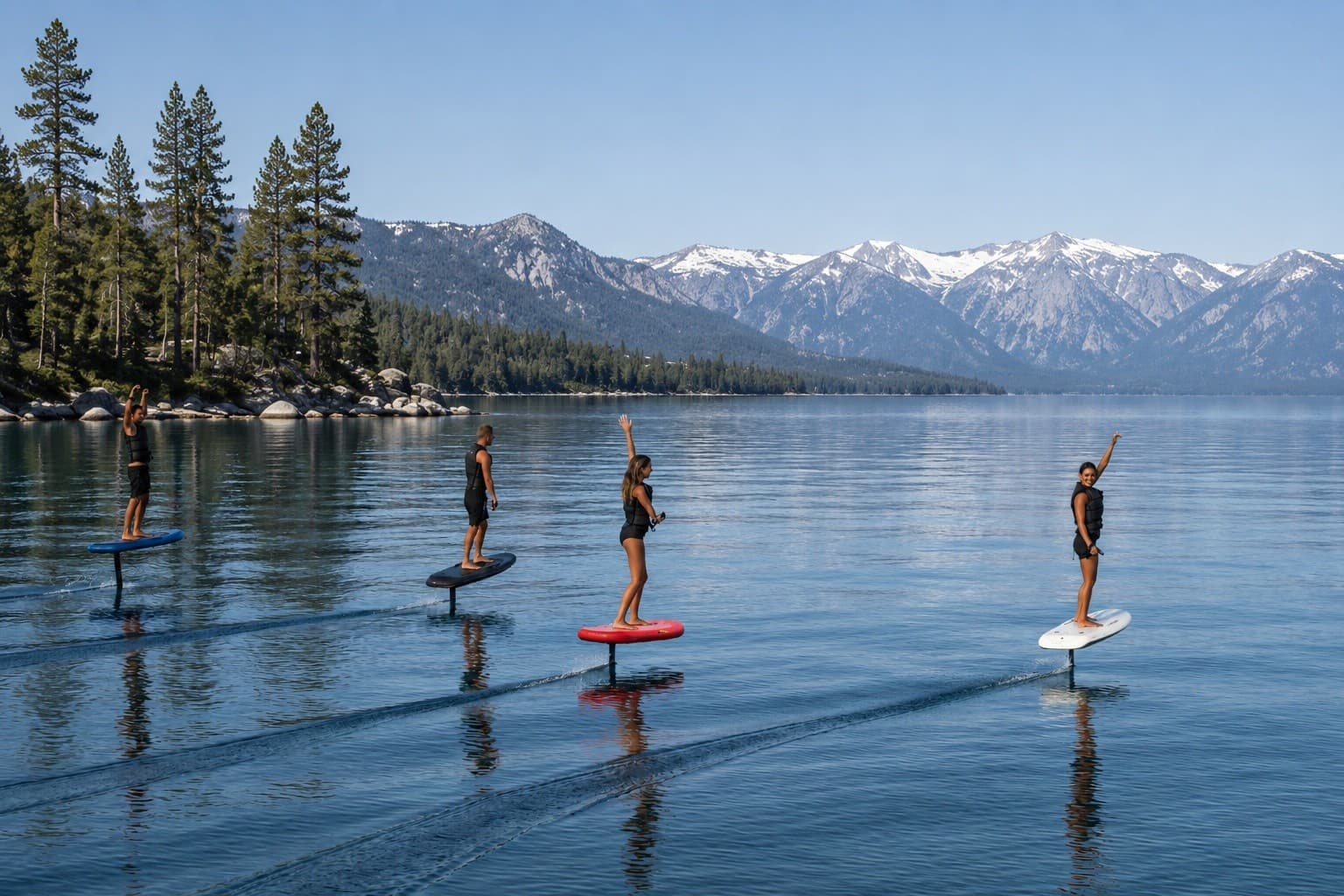 Glide Above Tahoe: eFoil Group Lessons in Incline Village