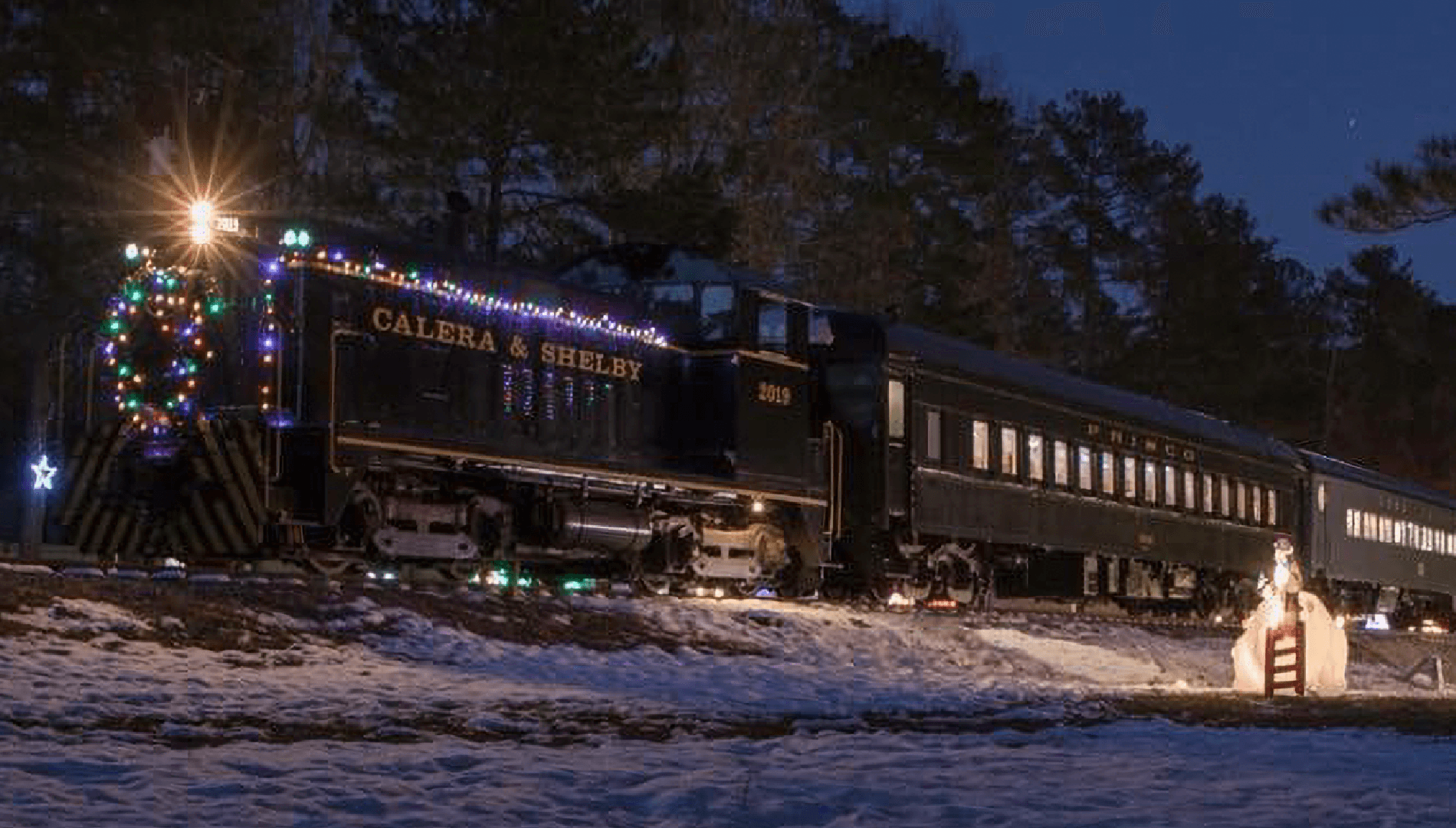 Holiday Train Ride at North Pole Express with Heart of Dixie Railroad Museum