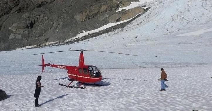 Marathon Helicopters Glacier Landing in Seward, Alaska