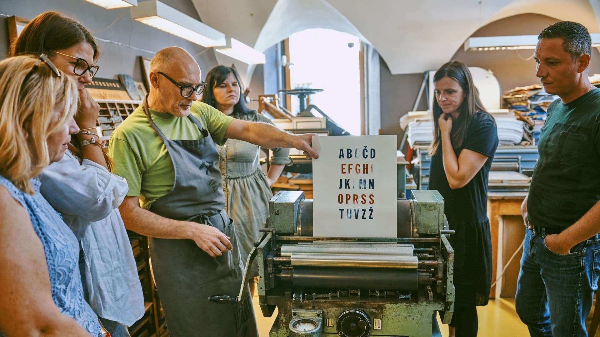Manual Printing Art in Ljubljana with Ljubljana Tourism