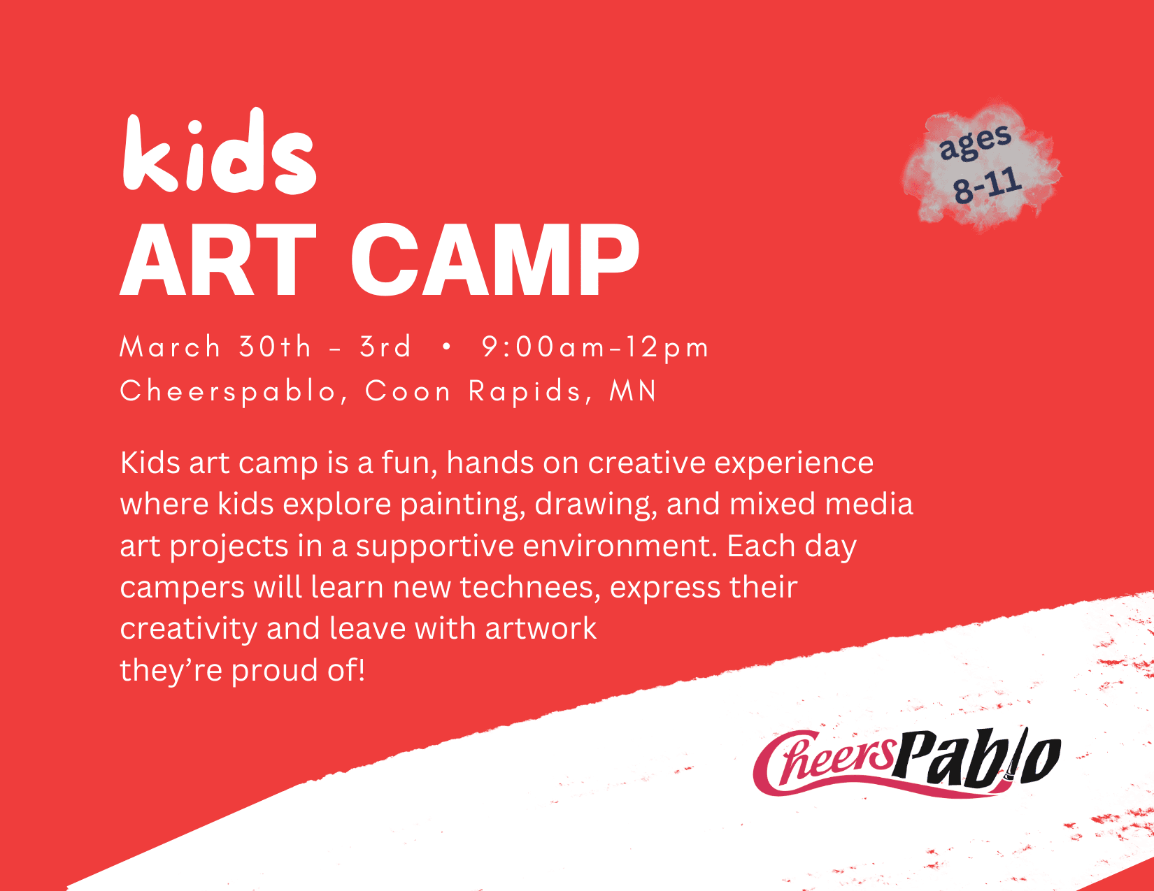 Kids Art Camp on the Mississippi: Creative Day Camp in Coon Rapids MN