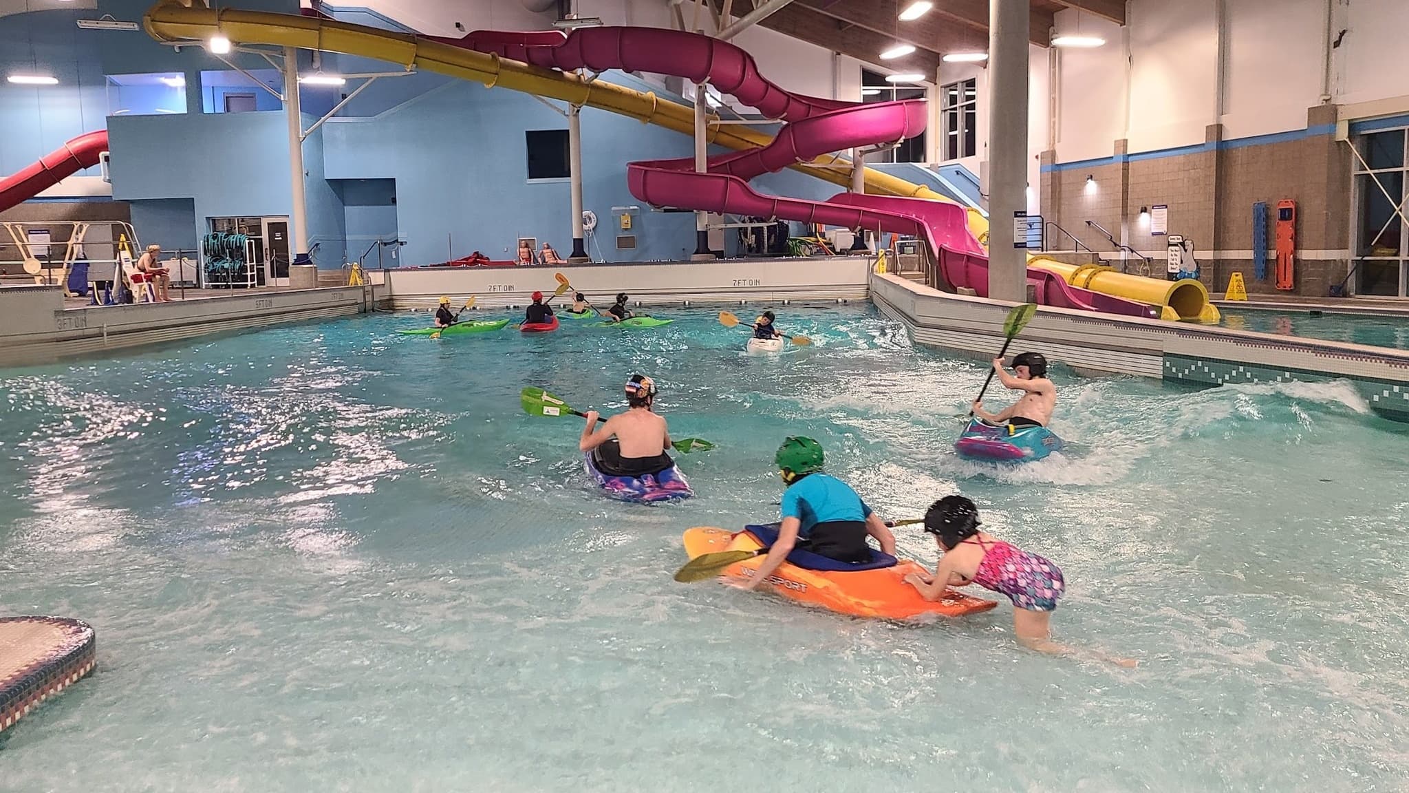 After School Pool Kayaking: Kids' Indoor Paddling Lessons in Oregon City