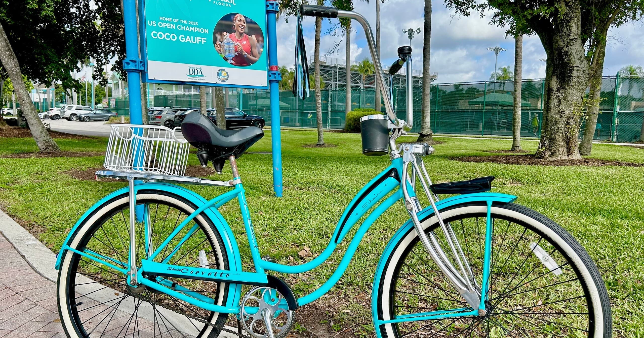 Schwinn Corvette Cruiser Bikes by Seaside Bicycle Rentals