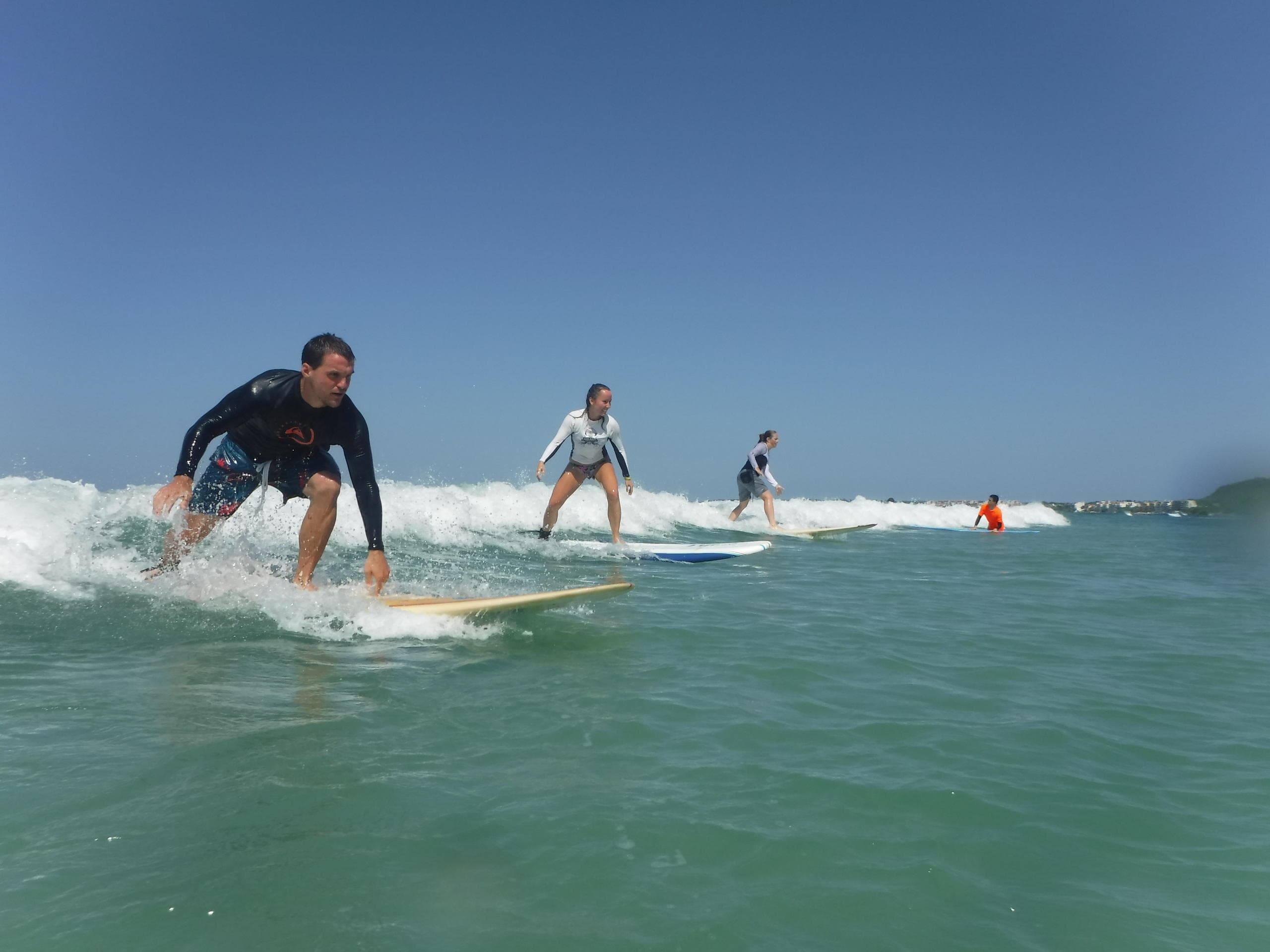Surf Lessons at Playa Lanchas with X Riders PV