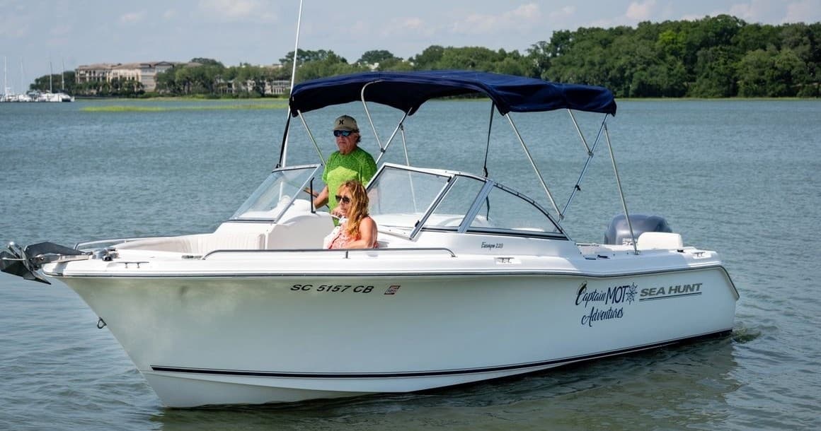 Private Watercraft Charter with Captain Moto Adventures in Hilton Head