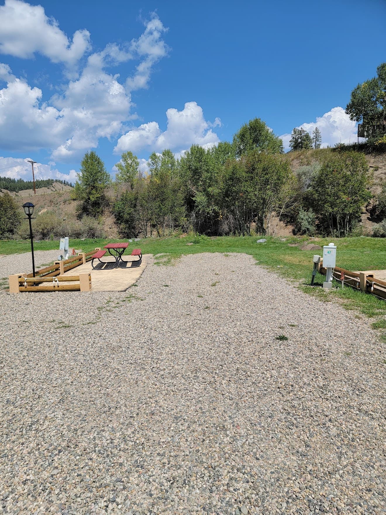 Premier Riverside RV Site #47 in Pagosa Springs, Colorado