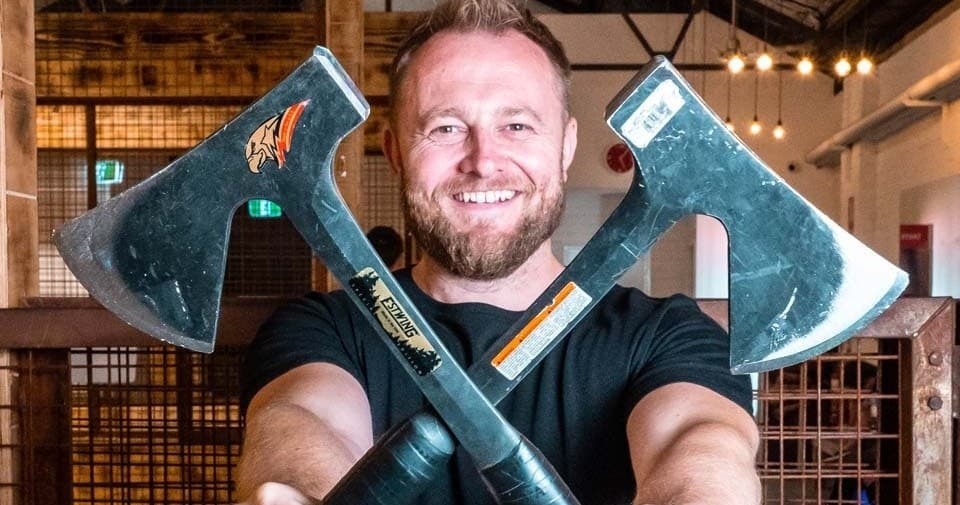 Ultimate Party Package: Axe Throwing, Pizza & Glow Darts in Brookvale photo 1
