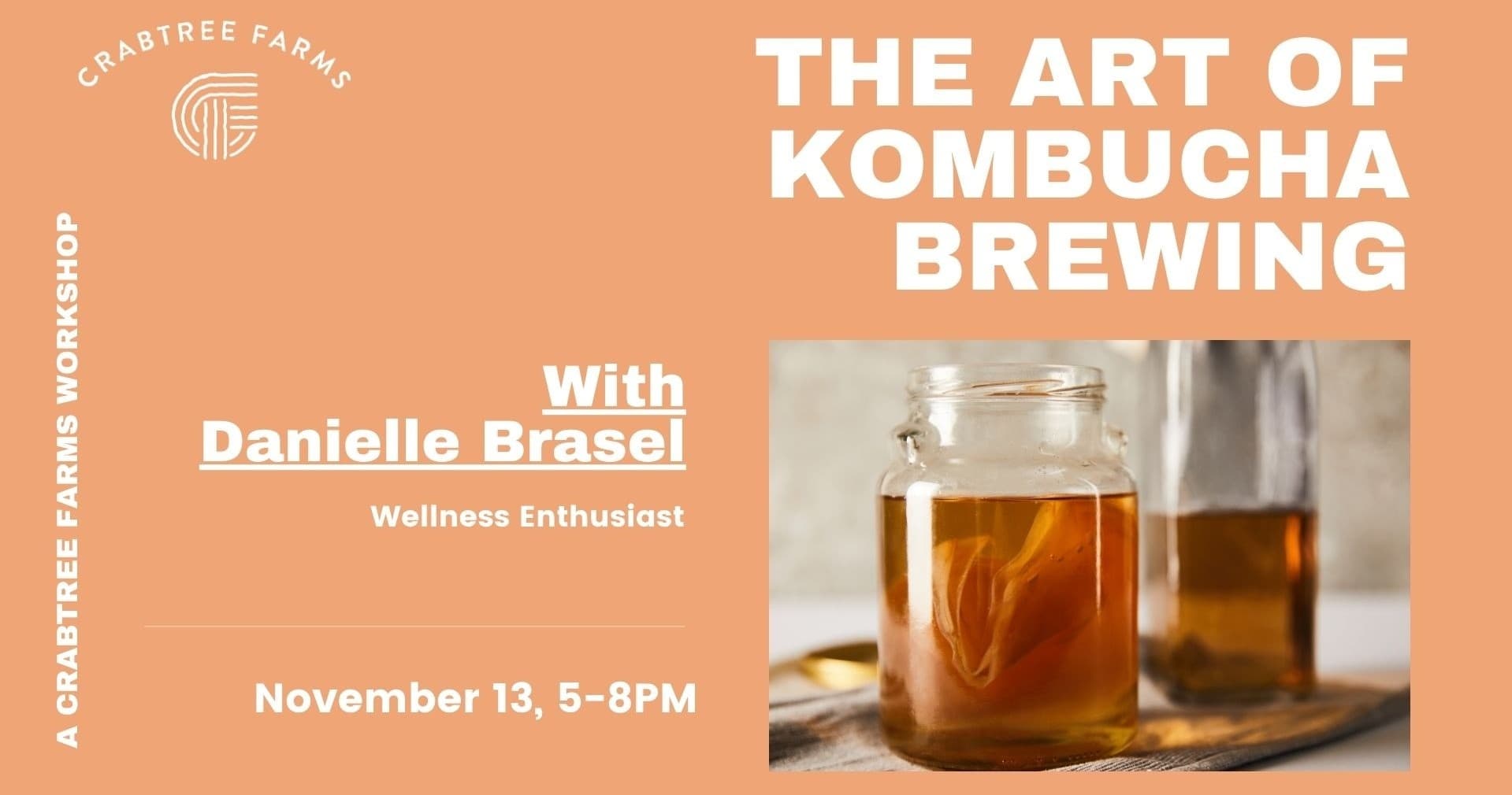 Land Adventures at Crabtree Farms of Chattanooga: Kombucha Workshop