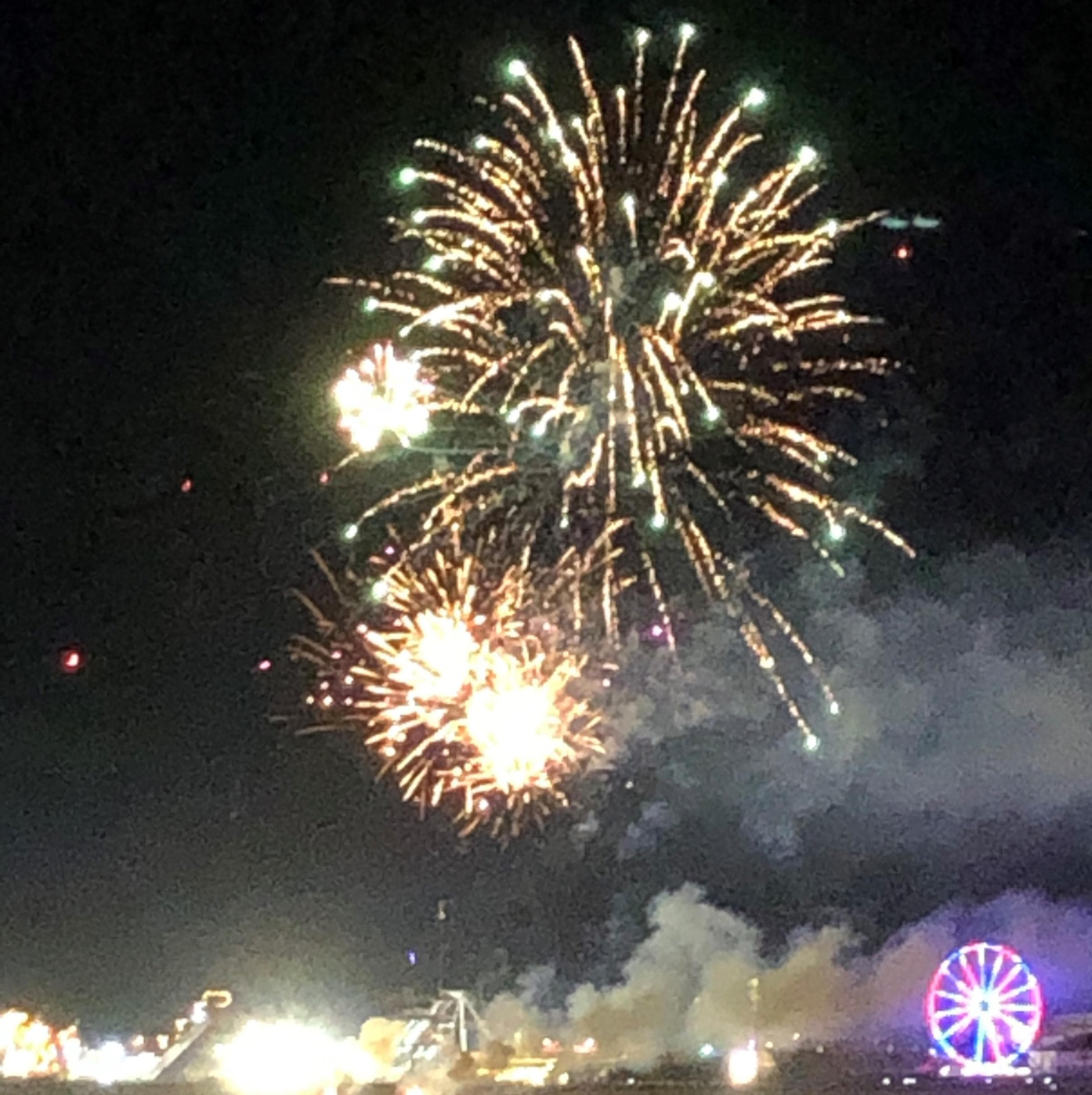 Fireworks Adventure on Old Orchard Beach, Maine