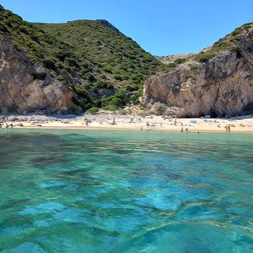 Water Activities with Blue Coast Tours Sesimbra at Praia Ribeiro do Cavalo