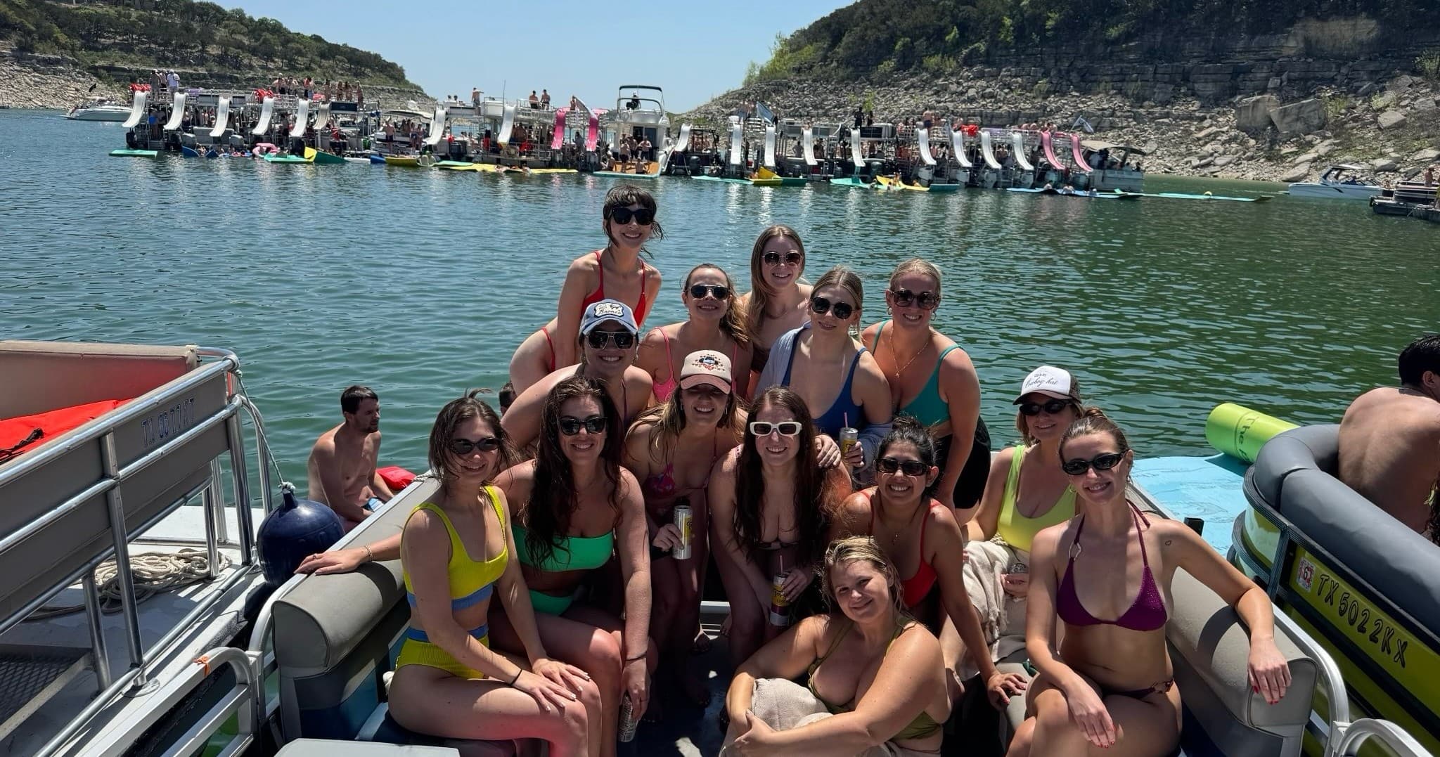 20 Passenger Pontoon Adventure on Lake Travis, Austin TX