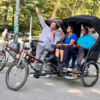 Experience NYC Like Never Before: VIP Premium Pedicab City Tour