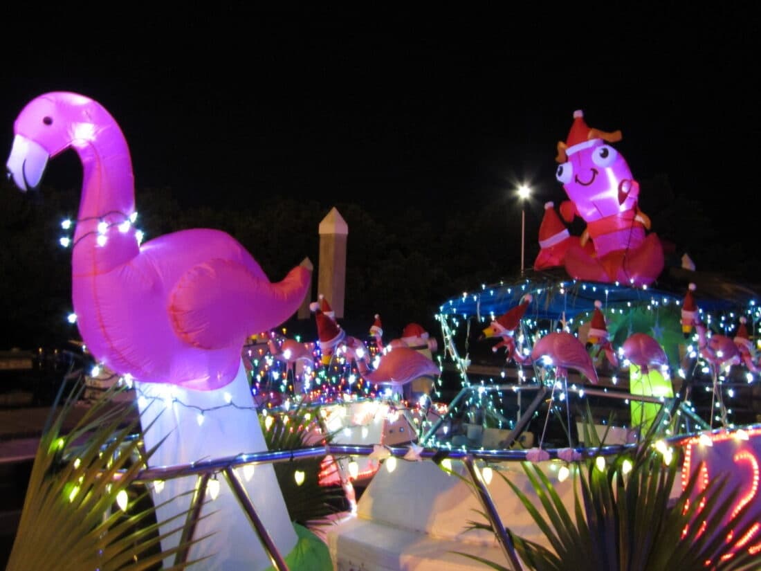 Christmas Lights Boat Cruise at Ft. Myers Beach