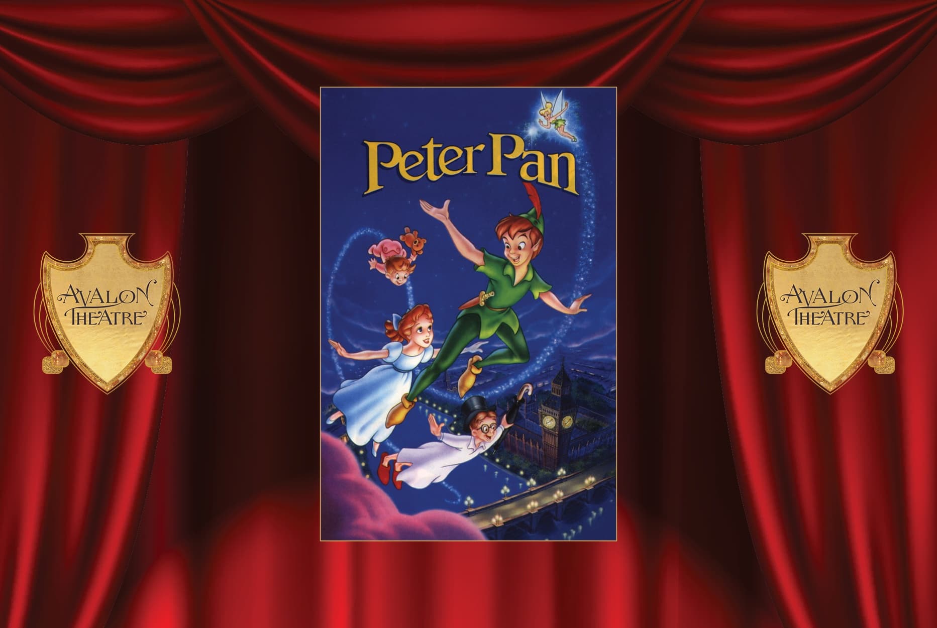 Peter Pan (1953) at The Avalon Theatre — Classic Disney Night in Avalon, CA