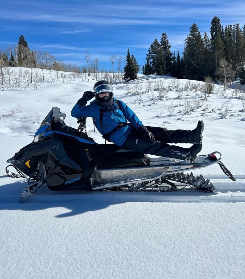 Explore Bridger Teton National Forest: Private Half Day Snowmobiling Adventure from Little Jennie Ranch