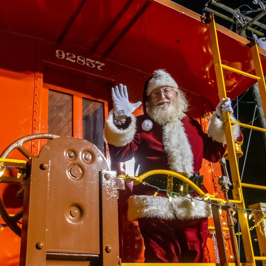 Caboose Christmas: Santa Claus Special on Woodstown Central Railroad photo 2