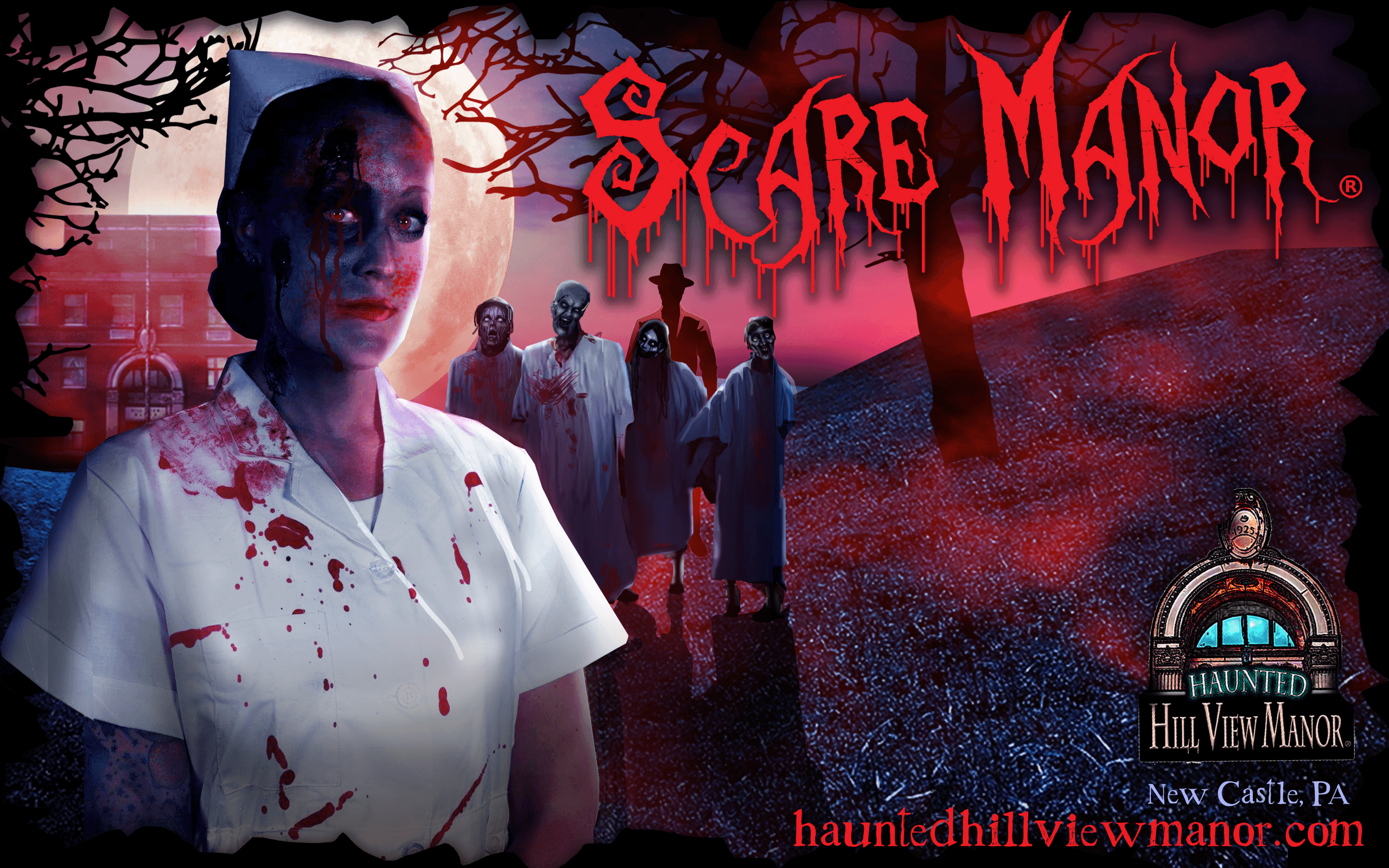 Experience Heart-Pounding Thrills at Scare Manor Haunted Attraction in New Castle, PA