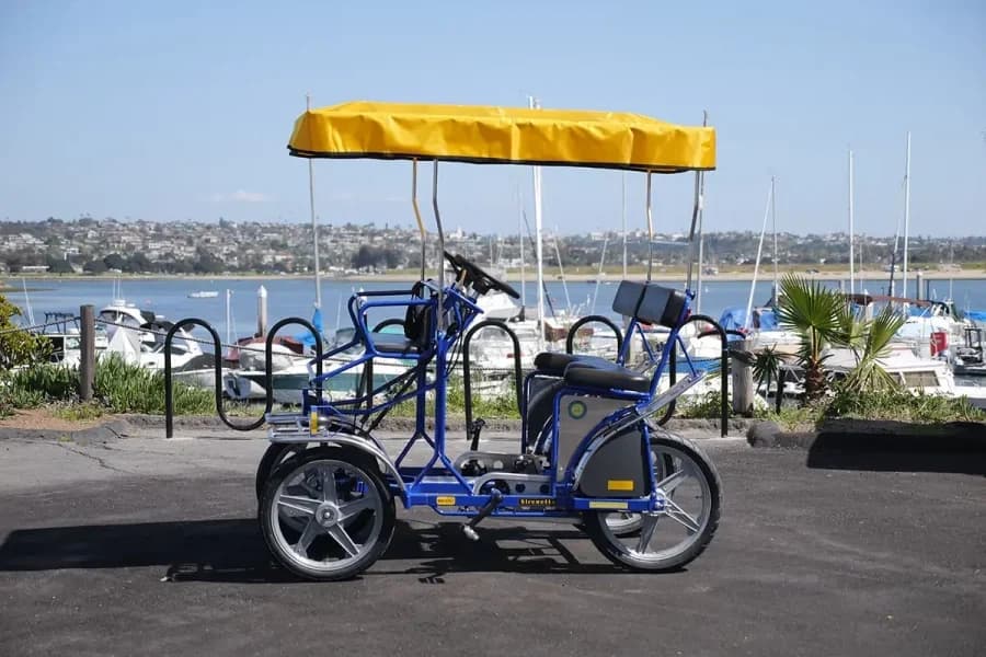 Surrey Cart Rentals at Campland on the Bay in San Diego