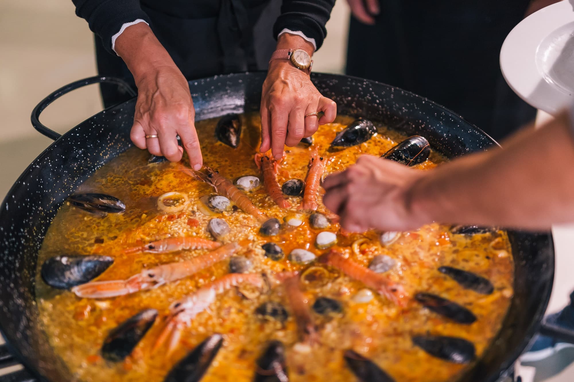 Mediterranean Cooking Class in Madrid: Paella & Sangría