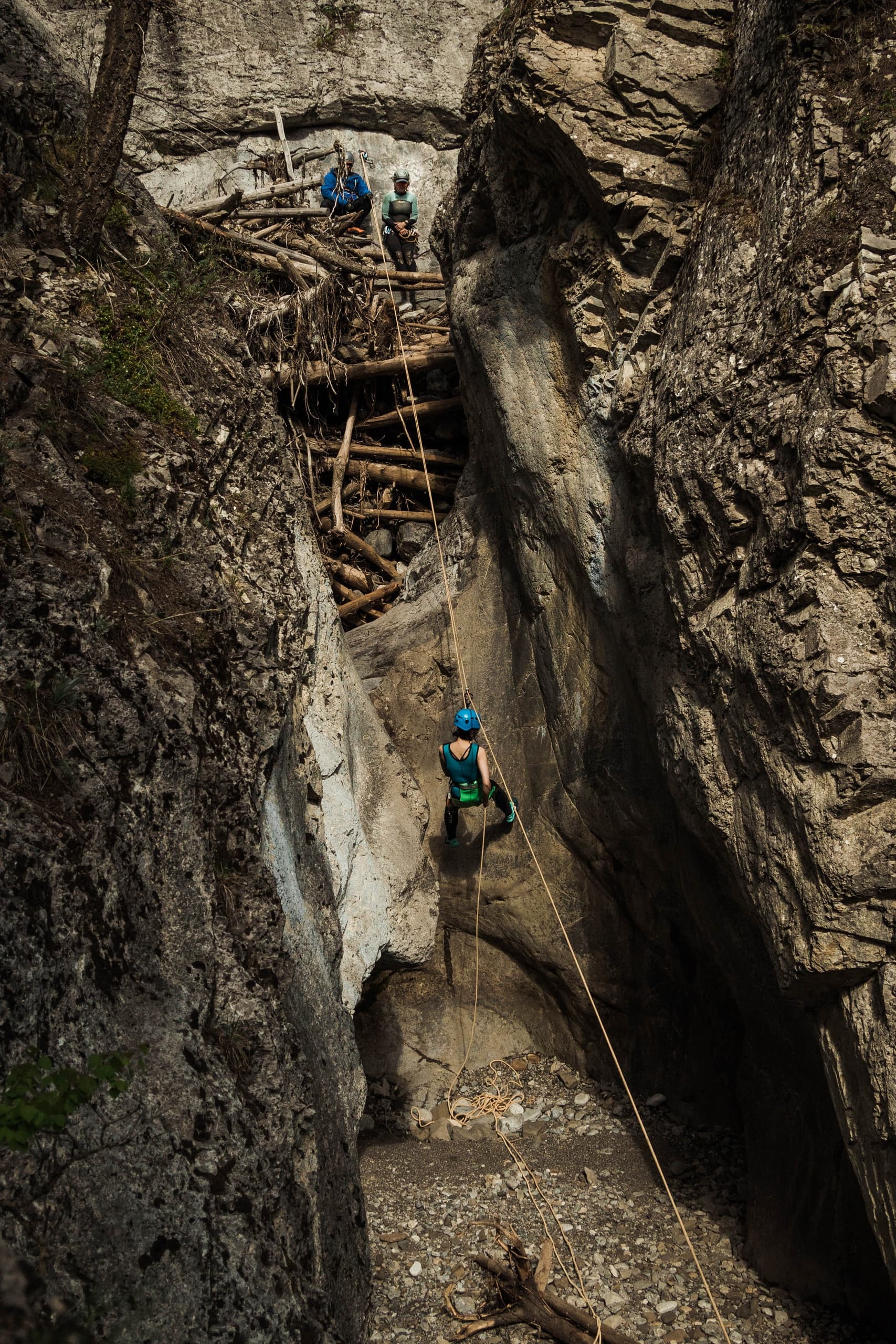 Heart Creek Canyoning: Private Canmore Waterfall Rappel photo 1