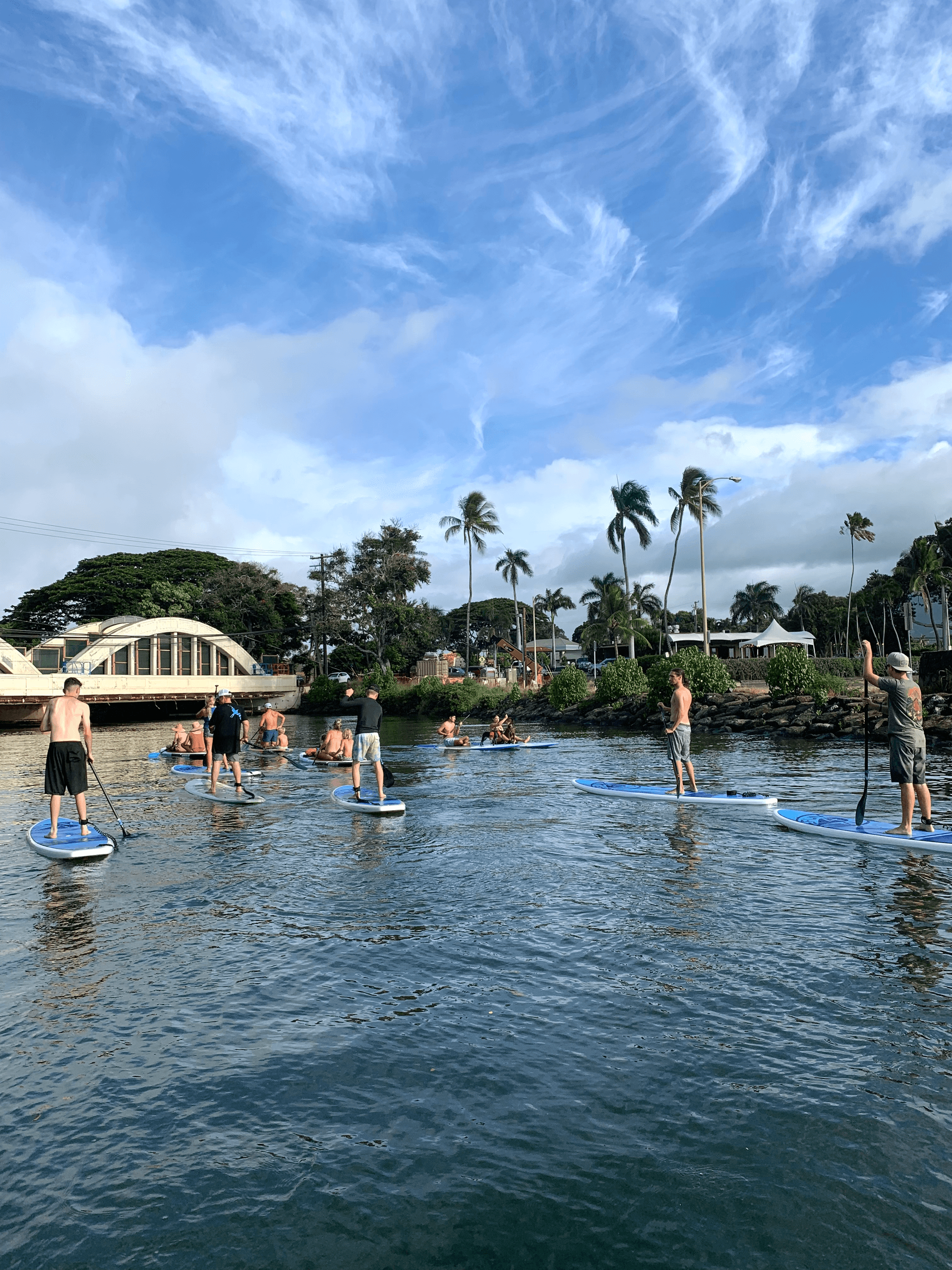 SUP Open Group Lesson in Haleiwa, Hawaii