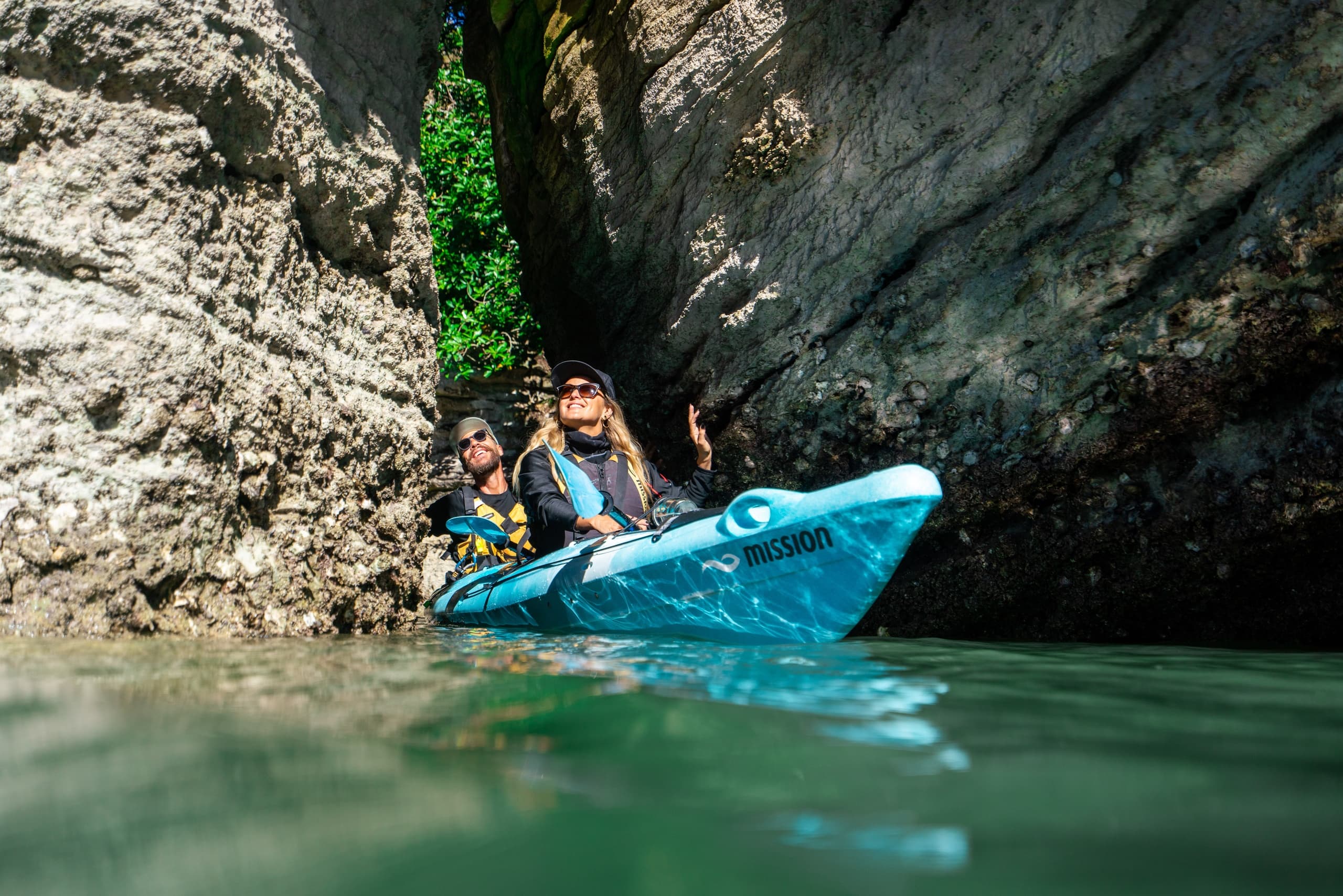 Explore Raglan’s Limestone Coast: Premium Sea Kayak Rentals at Pancake Rocks