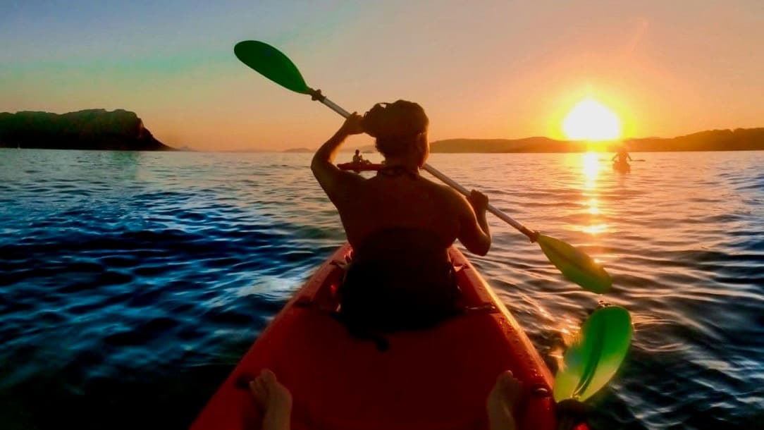 Sunset Kayak Tour with Ecosport Sardinia in San Teodoro